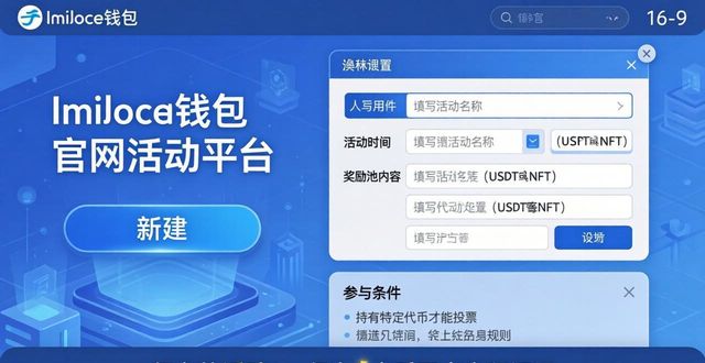 imToken钱包官网创建社区活动，三步搞定